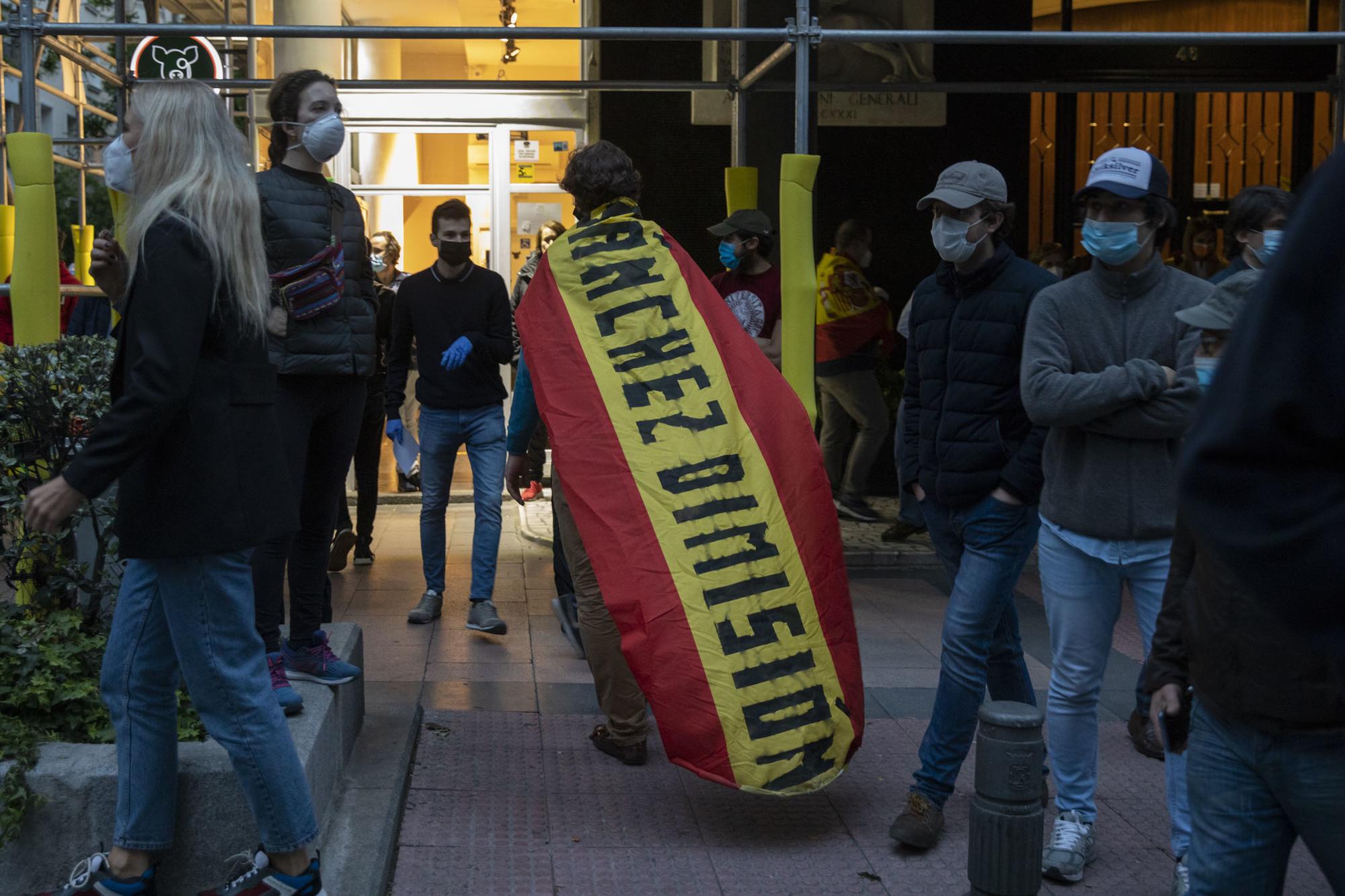 Manifestación facha contra gobierno barrio Salamanca  - 13